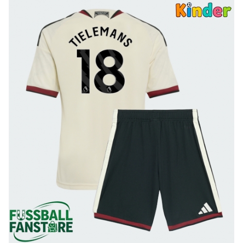 Manchester United Youri Tielemans #18 Replik 3rd trikot Kinder 2026-27 Kurzarm (+ Kurze Hosen)